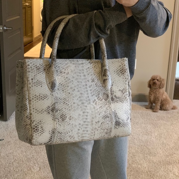 Authentic Hand-made python purse - Picture 4 of 5